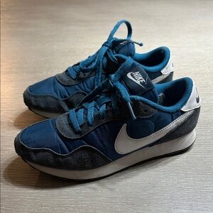 Nike Men's Dark Blue and Gray Sneakers